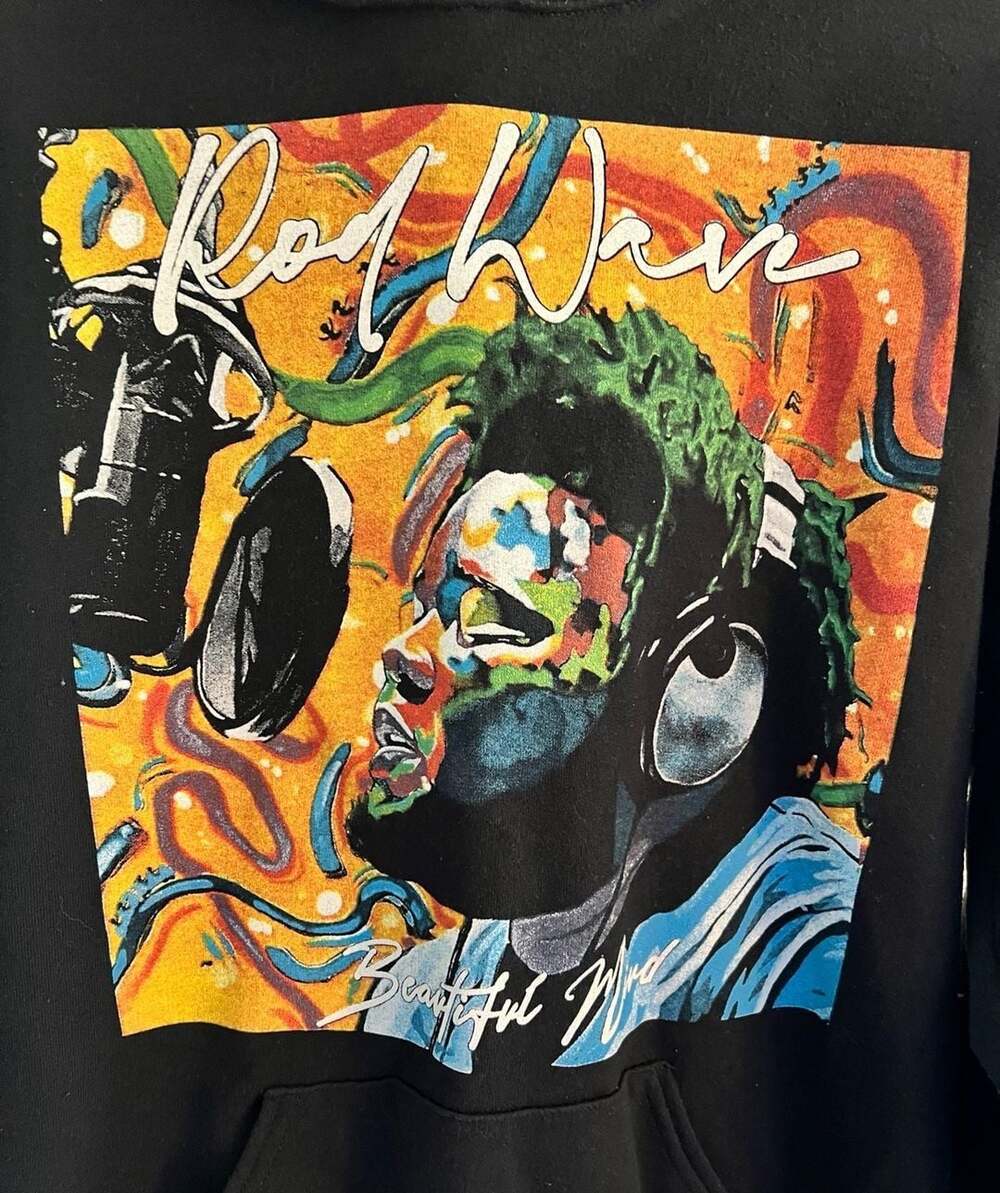 Rod Wave Beautiful Mind Tour Graphic Hoodie M - Picture 2 of 5